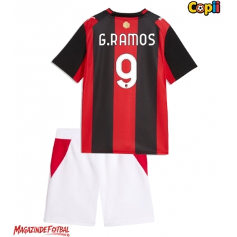AC Milan Goncalo Ramos #9 Echipament de Fotbal Replică 2026-27 Copii Acasa (+ Șorturi)